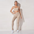 Elevate Active: Seamless High-Waist Bra & Leggings